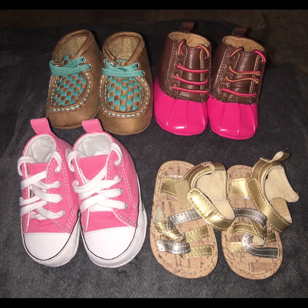 Baby Girls’ Size 1 Shoe Lot